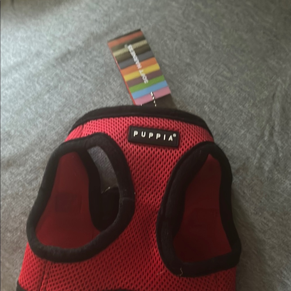 Puppia Red Mesh Dog Harness